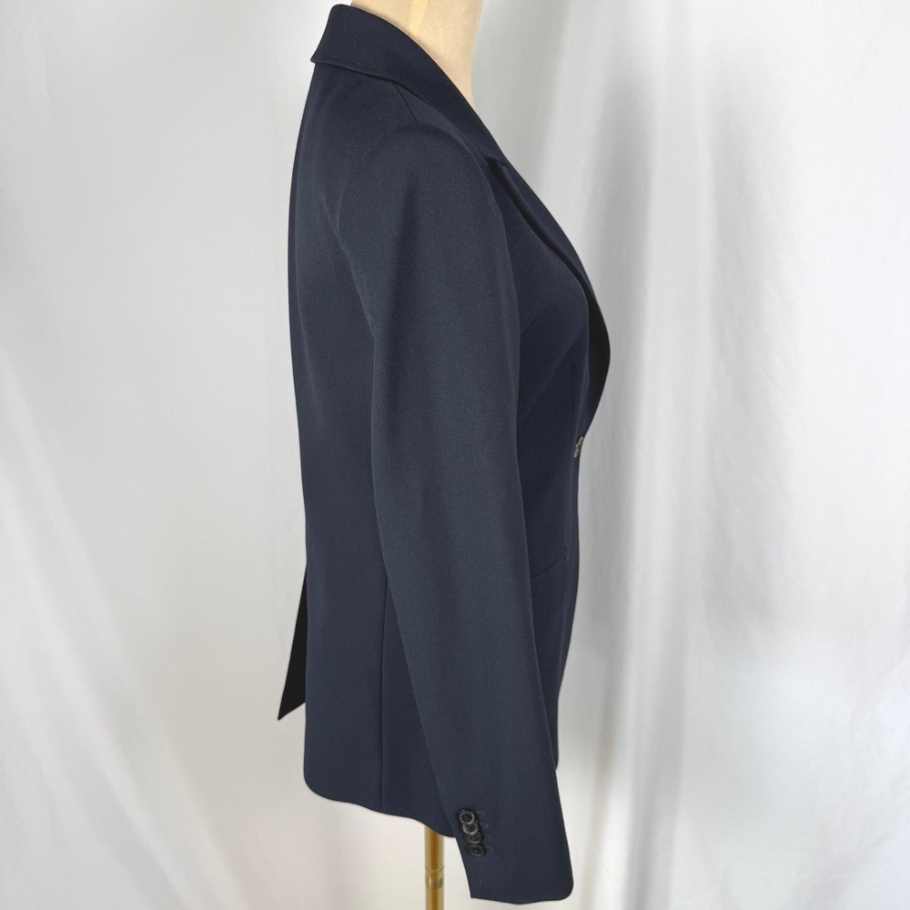 Kobi Halperin Navy Blue Single Button Blazer XS EUC Corporate Chic Preppy - Picture 4 of 13